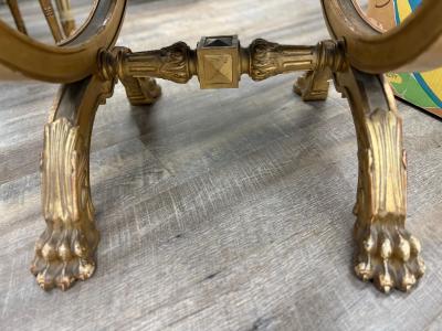 19th Century French Giltwood Bench