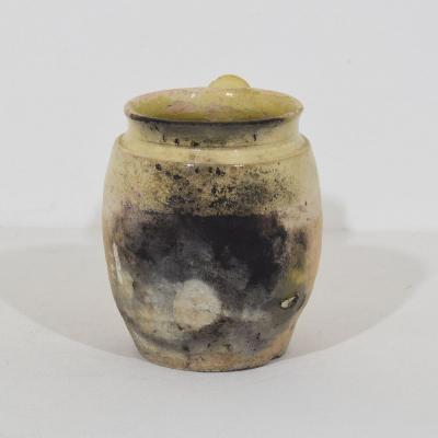 19th Century French Glazed Earthenware Jug