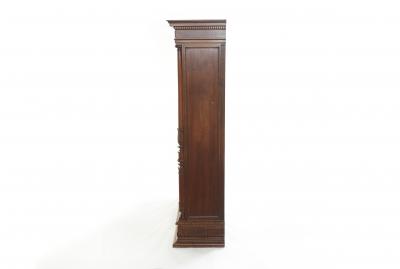 19th Century French Louis Philippe Carved Walnut Cabinet