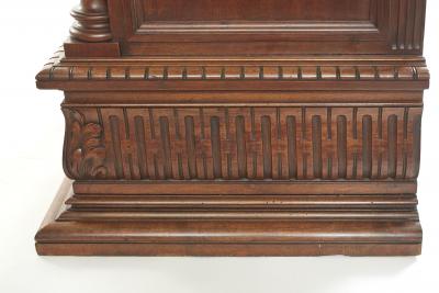 19th Century French Louis Philippe Carved Walnut Cabinet