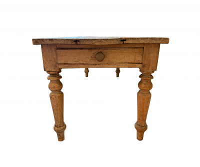19th Century French Louis Philippe Farm Pine Table