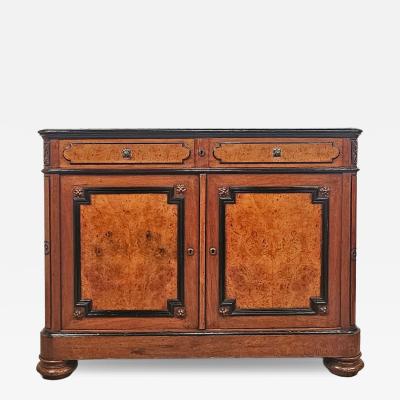 19th Century French Louis Philippe Two Drawer Cabinet Two Available