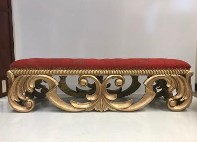 19th Century French Louis XIV Style Giltwood Bench