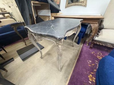19th Century French Louis XV Style Painted Table