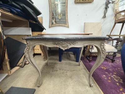 19th Century French Louis XV Style Painted Table