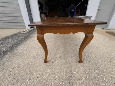 19th Century French Louis XV Style Walnut Table