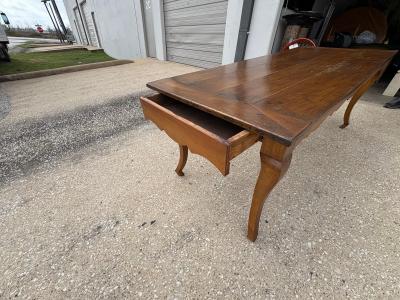 19th Century French Louis XV Style Walnut Table