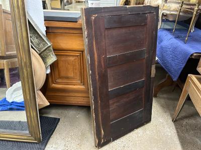 19th Century French Louis XVI Style Brass Mirror