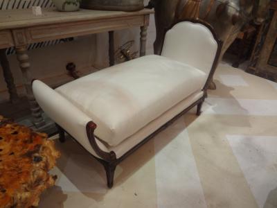 19th Century French Louis XVI Style Chaise Lounge
