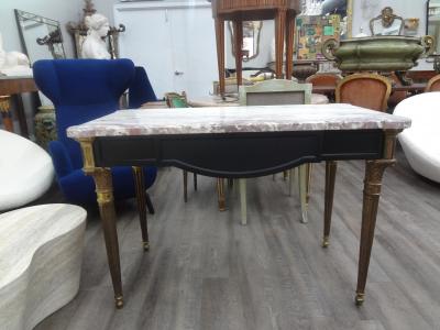 19th Century French Louis XVI Style Ebonized Desk