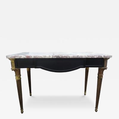 19th Century French Louis XVI Style Ebonized Desk