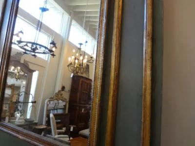 19th Century French Louis XVI Style Grisaille Trumeau