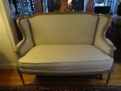 19th Century French Louis XVI Style Loveseat