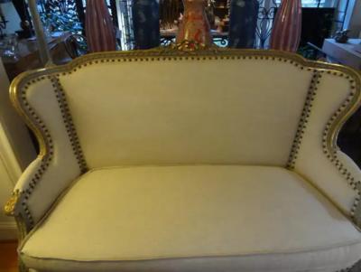 19th Century French Louis XVI Style Loveseat