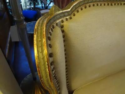 19th Century French Louis XVI Style Loveseat