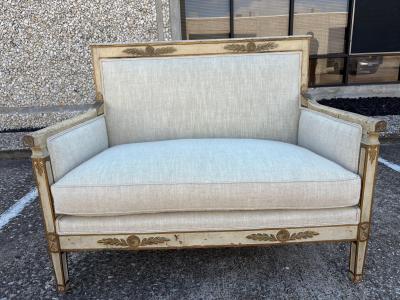 19th Century French Louis XVI Style Loveseat