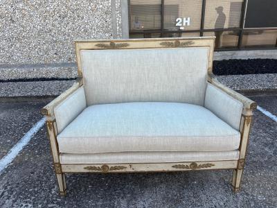 19th Century French Louis XVI Style Loveseat