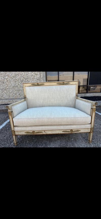 19th Century French Louis XVI Style Loveseat