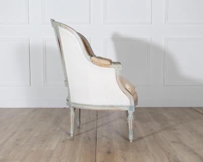 19th Century French Louis XVI Style Painted Lie de Repos