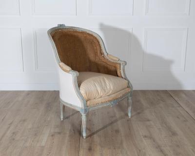 19th Century French Louis XVI Style Painted Lie de Repos