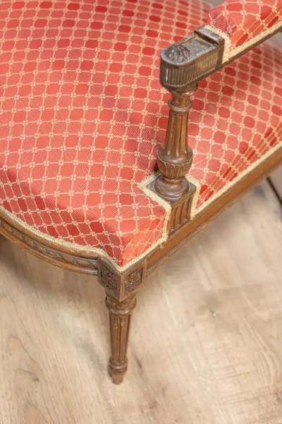 19th Century French Louis XVI Style Sofa Circa 1860