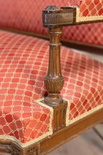 19th Century French Louis XVI Style Sofa Circa 1860