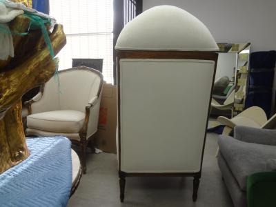 19th Century French Louis XVI Style Walnut Hooded Berg re