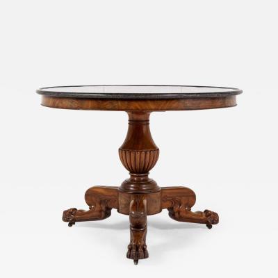 19th Century French Mahogany Gu ridon