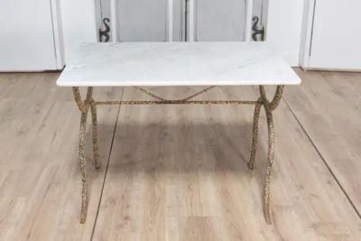 19th Century French Marble Top Bistro Table