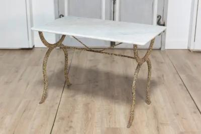 19th Century French Marble Top Bistro Table