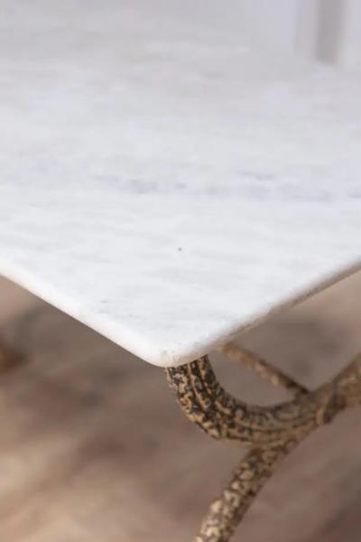 19th Century French Marble Top Bistro Table
