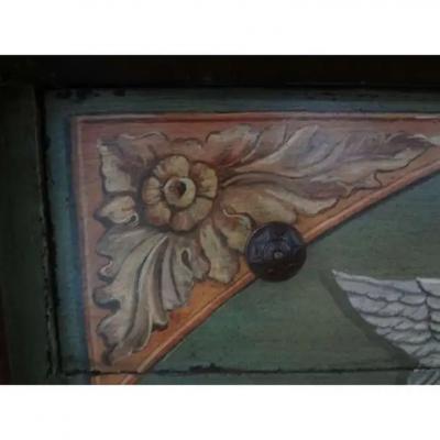 19th Century French Neoclassical Style Painted Commode