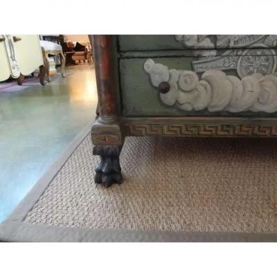 19th Century French Neoclassical Style Painted Commode