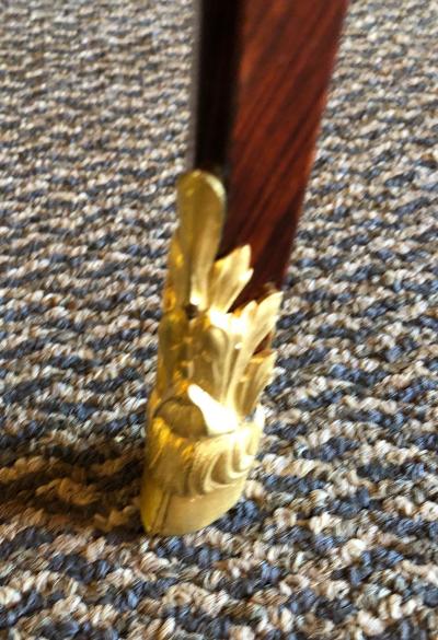 19th Century French Ormolu Folding Card Envelope Table Signed P Sormani