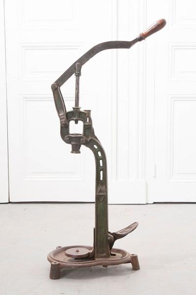 19th Century French Painted Wine Corker