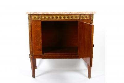 19th Century French Petite Commode Side Cabinet Louis XVI Style