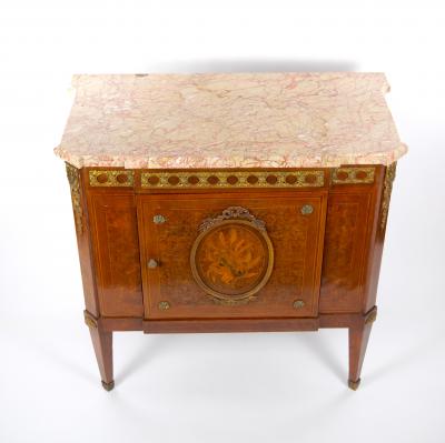 19th Century French Petite Commode Side Cabinet Louis XVI Style