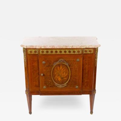 19th Century French Petite Commode Side Cabinet Louis XVI Style