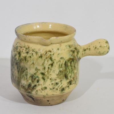 19th Century French Provencal Glazed Earthenware Jug