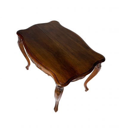 19th Century French Provincial Louis XV Style Walnut Middle Table