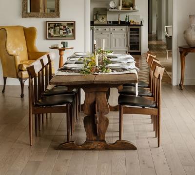 19th Century French Provincial Trestle Dining Table