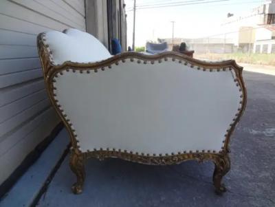 19th Century French R gence Style Giltwood Loveseat or Sofa