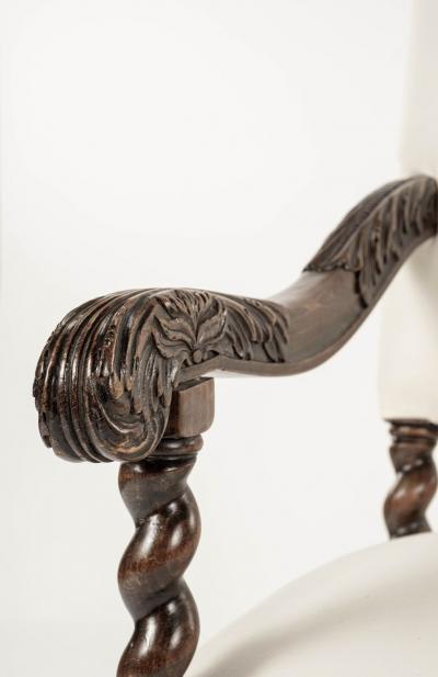 19th Century French Walnut Armchair