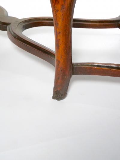 19th Century French Walnut Upholstered Three Seat Settee