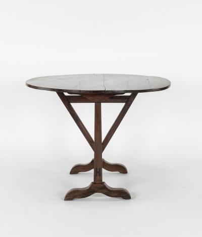 19th Century French Wine Tasting Table