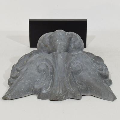 19th Century French Zinc Lion Head Fragment