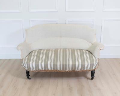 19th Century French arch top sofa Ready to Upholster
