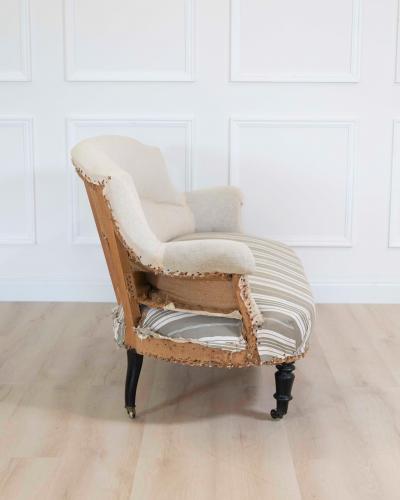 19th Century French arch top sofa Ready to Upholster