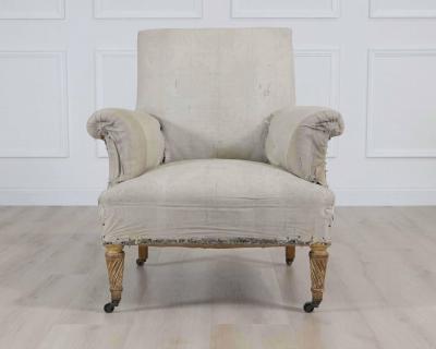 19th Century French chair Ready to Upholster