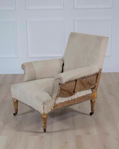 19th Century French chair Ready to Upholster